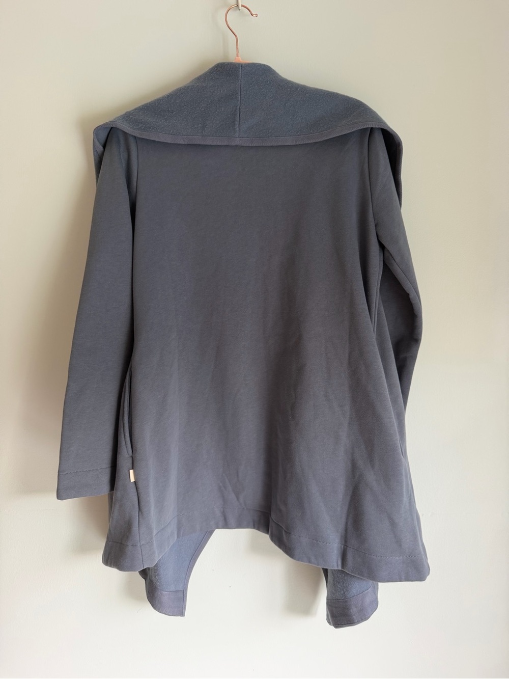 UGG Janni Fleece Blanket Cardigan Small- Steel Blue - Picture 3 of 4